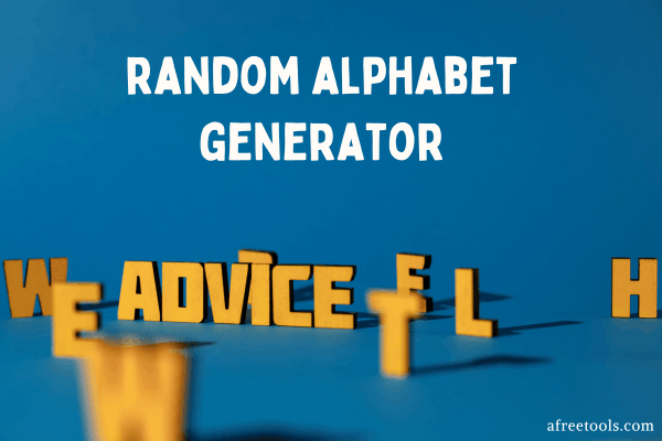 Random Alphabet Generator